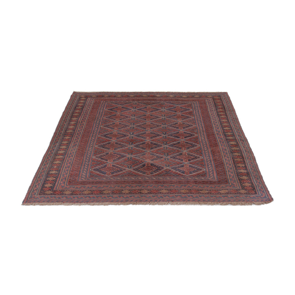Kelim Teppich - Oriental - 175 x 134 cm - dunkelrot