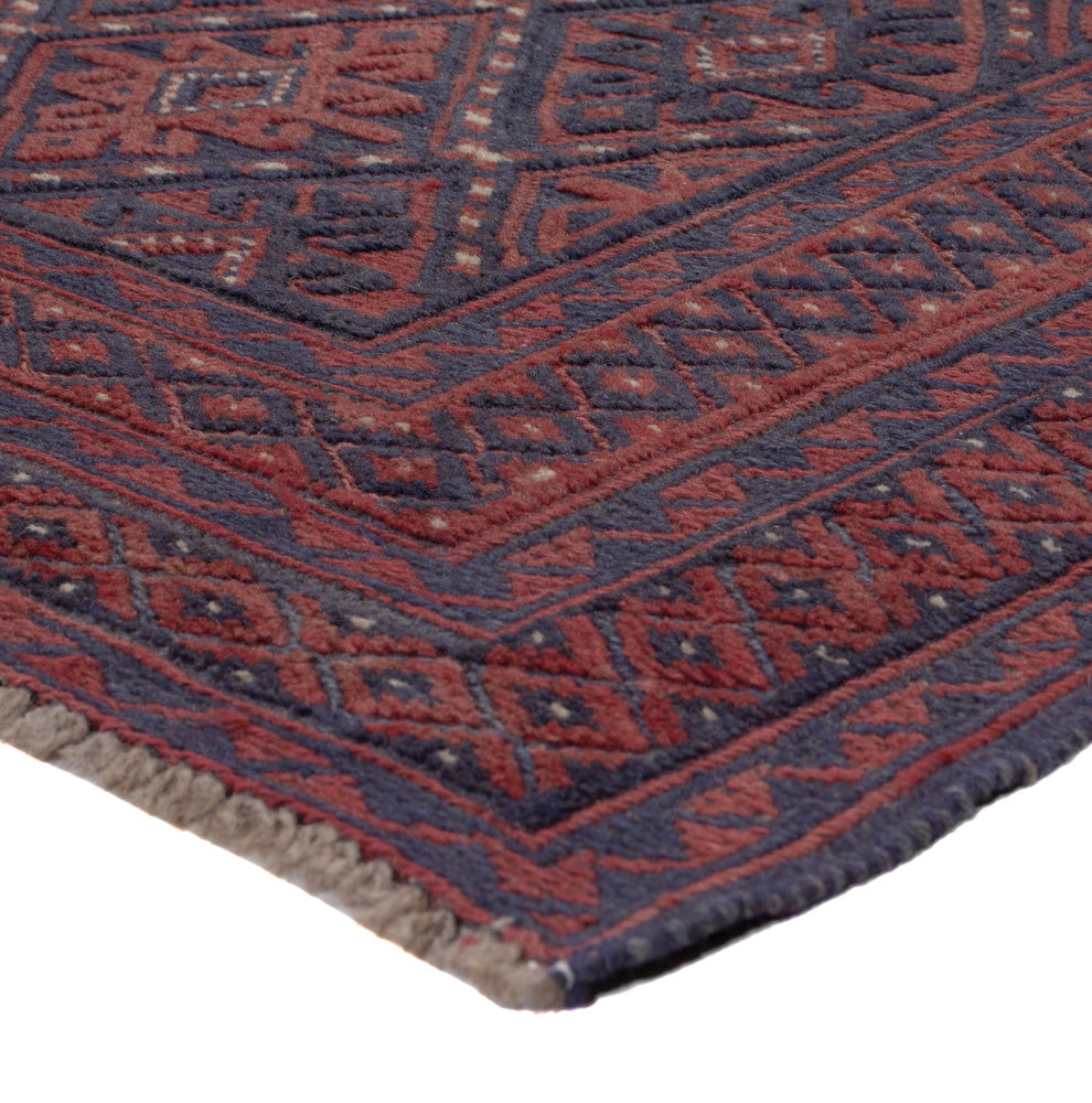 Kelim Teppich - Oriental - 191 x 145 cm - dunkelrot