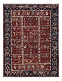 Kelim Rug - Oriental - Soumak - 242 x 188 cm - rust