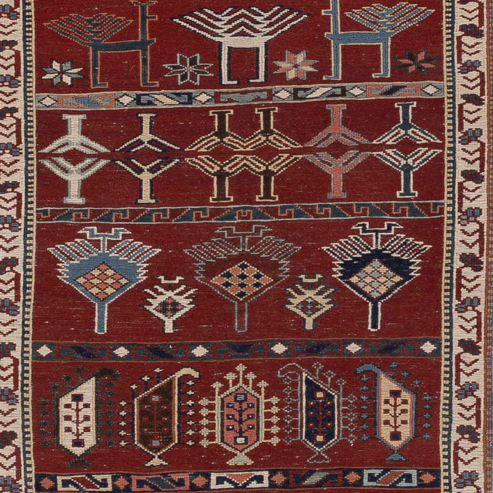 Kelim Rug - Oriental - Soumak - 242 x 188 cm - rust