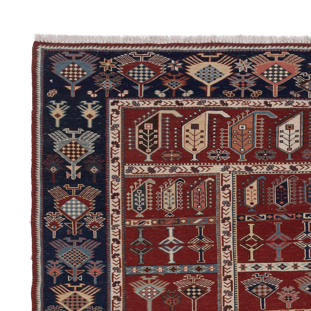 Kelim Rug - Oriental - Soumak - 242 x 188 cm - rust