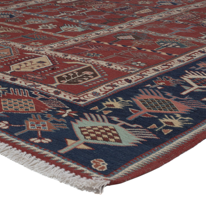 Kelim Rug - Oriental - Soumak - 242 x 188 cm - rust