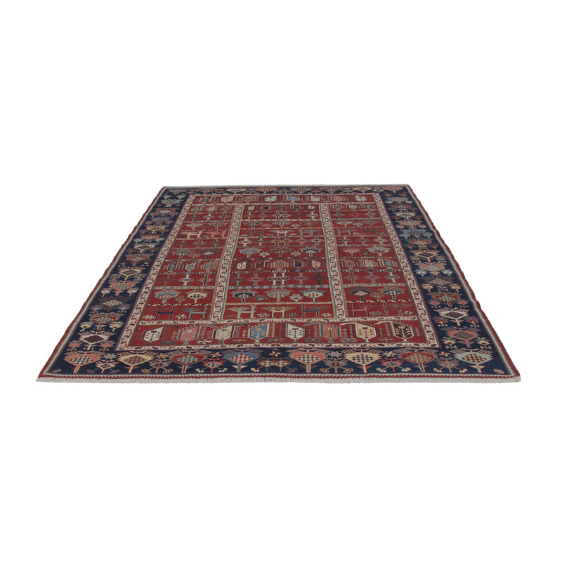 Kelim Rug - Oriental - Soumak - 242 x 188 cm - rust