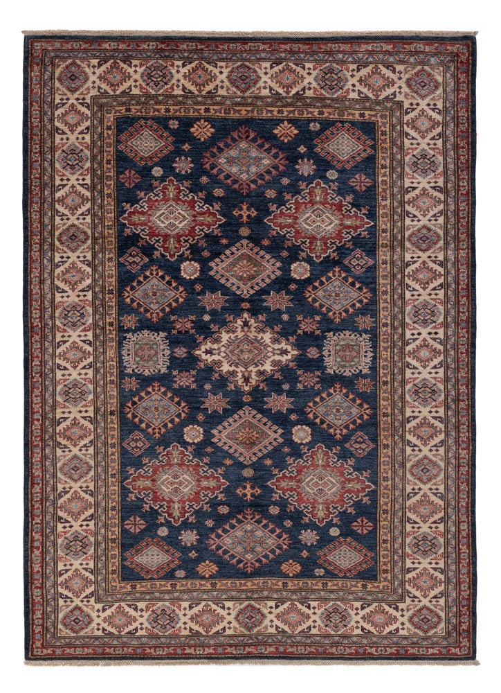 Ziegler Teppich - Kazak - 238 x 172 cm - dunkelblau