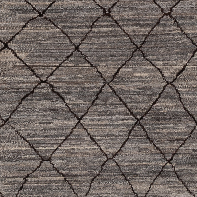 Berber Teppich - 212 x 150 cm - dunkelgrau