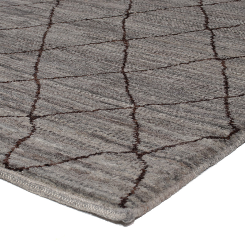 Berber Teppich - 212 x 150 cm - dunkelgrau