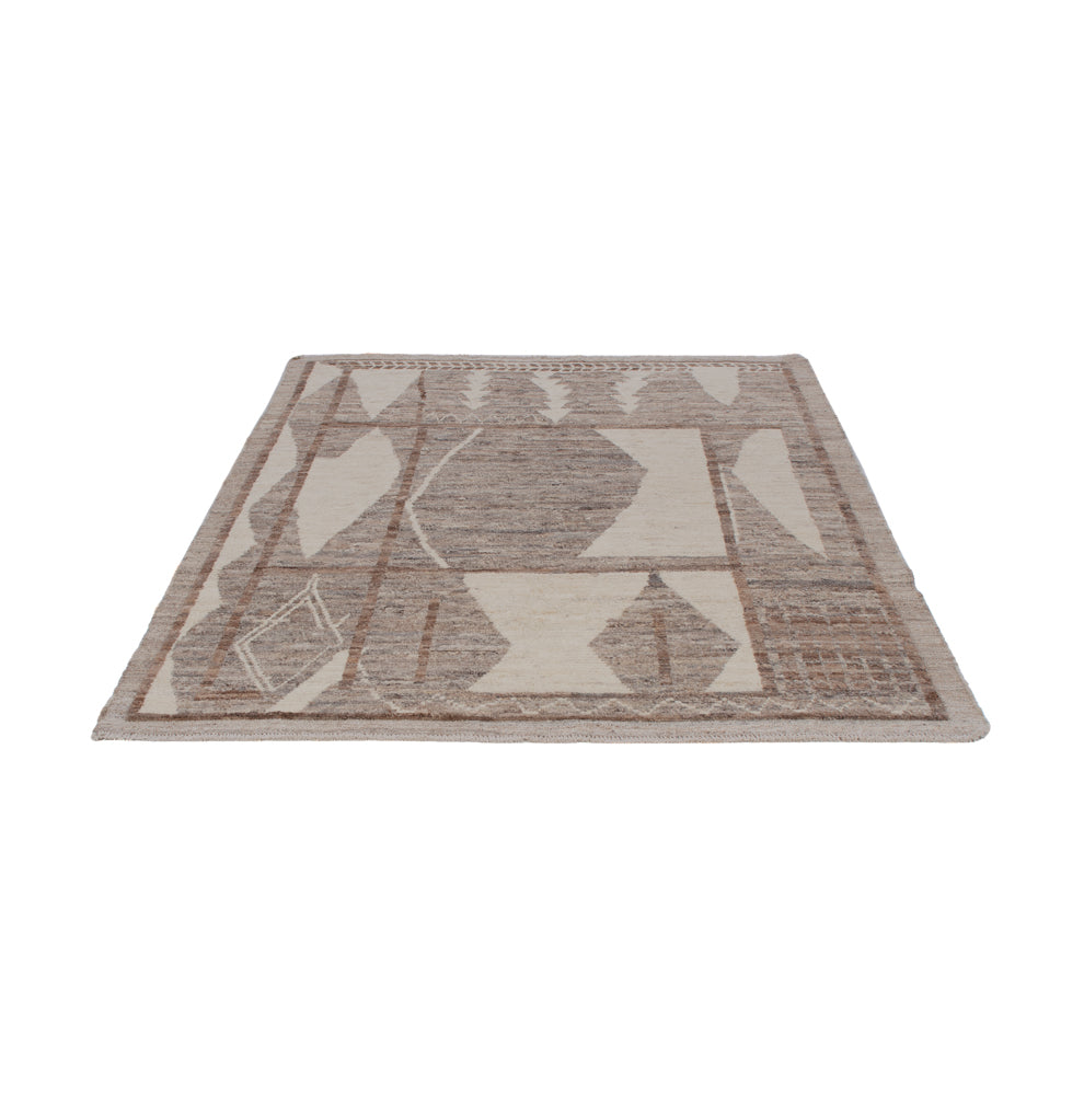 Berber Rug - 190 x 144 cm - dark brown