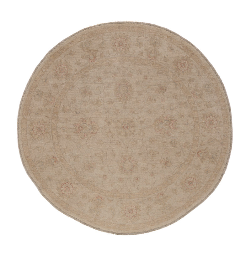 Ziegler Rug round  - 148 x 148 cm - light beige