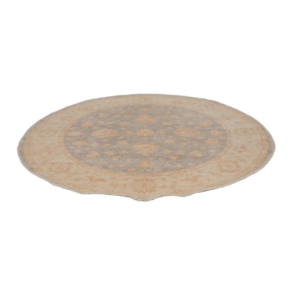 Ziegler Teppich rund  - 200 x 195 cm - blau