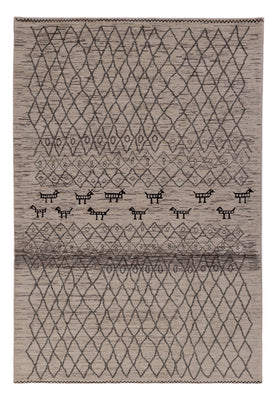 Berber Teppich - 296 x 201 cm - grau