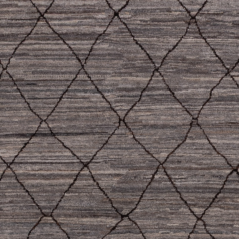 Berber Teppich - 297 x 199 cm - dunkelgrau