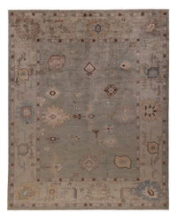 Ziegler Teppich - Usak - 300 x 247 cm - dunkelbeige