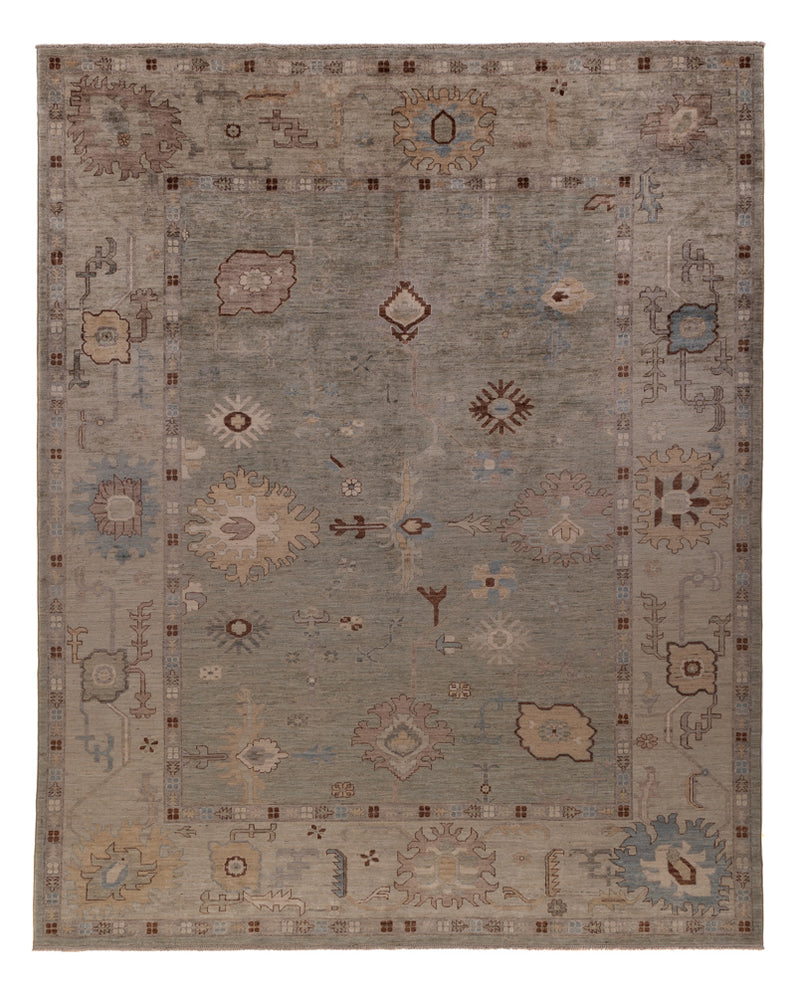 Ziegler Teppich - Usak - 300 x 247 cm - dunkelbeige