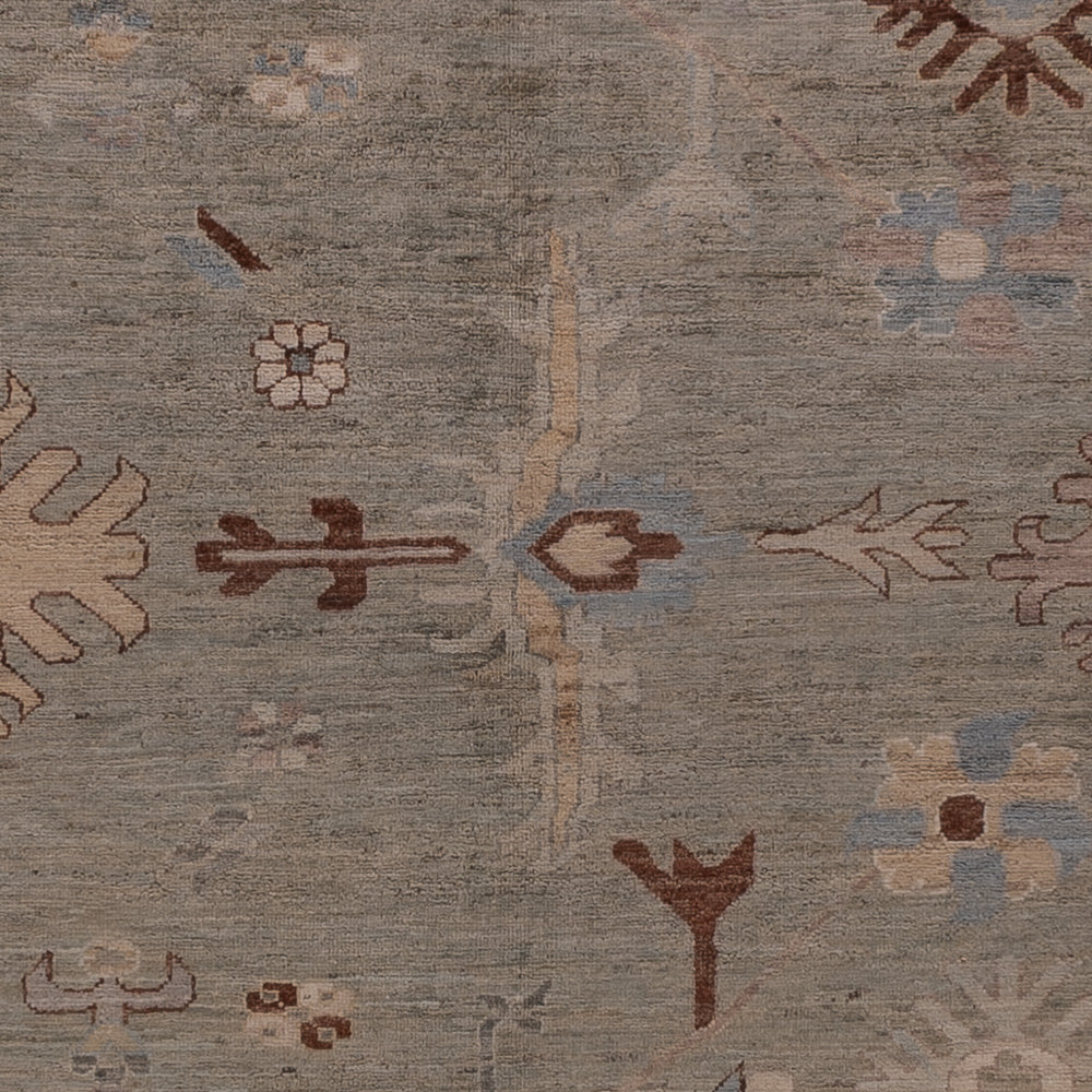 Ziegler Teppich - Usak - 300 x 247 cm - dunkelbeige