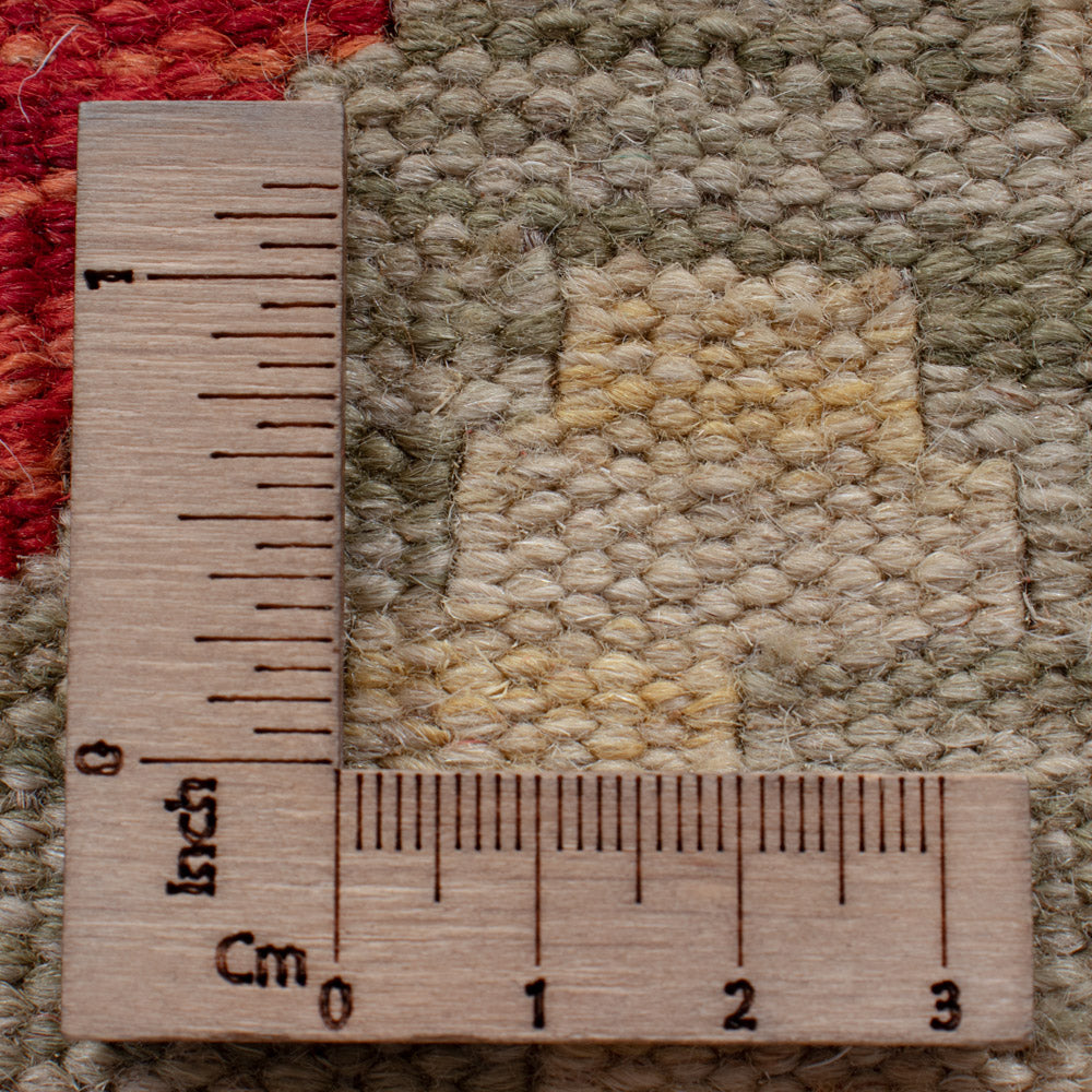 Runner Kelim Rug - Splash - 287 x 80 cm - dark beige