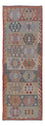 Runner Kelim Rug - Splash - 247 x 85 cm - multicolored