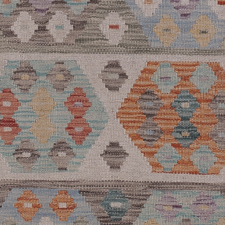 Runner Kelim Rug - Splash - 247 x 85 cm - multicolored