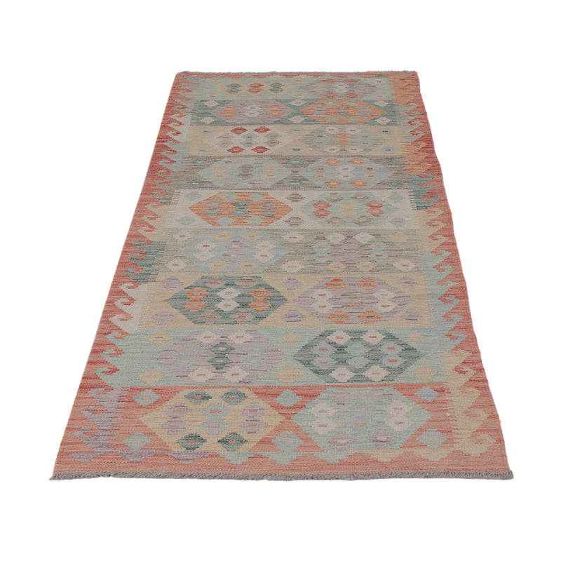 Runner Kelim Rug - Splash - 247 x 85 cm - multicolored
