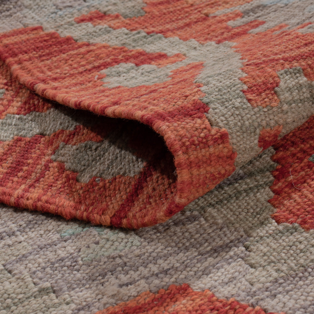 Runner Kelim Rug - Splash - 288 x 79 cm - multicolored