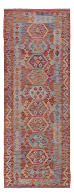 Runner Kelim Rug - Splash - 248 x 88 cm - multicolored