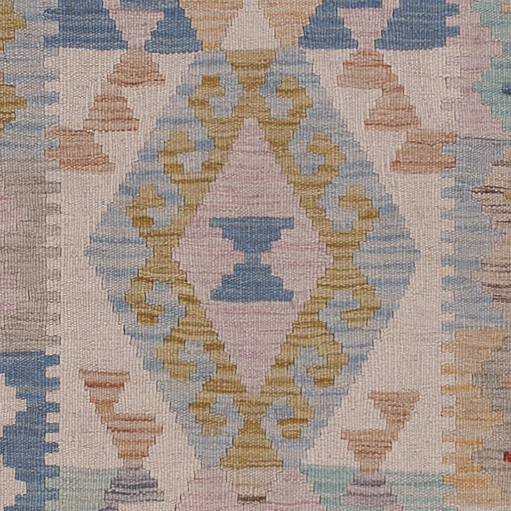 Runner Kelim Rug - Splash - 246 x 83 cm - multicolored