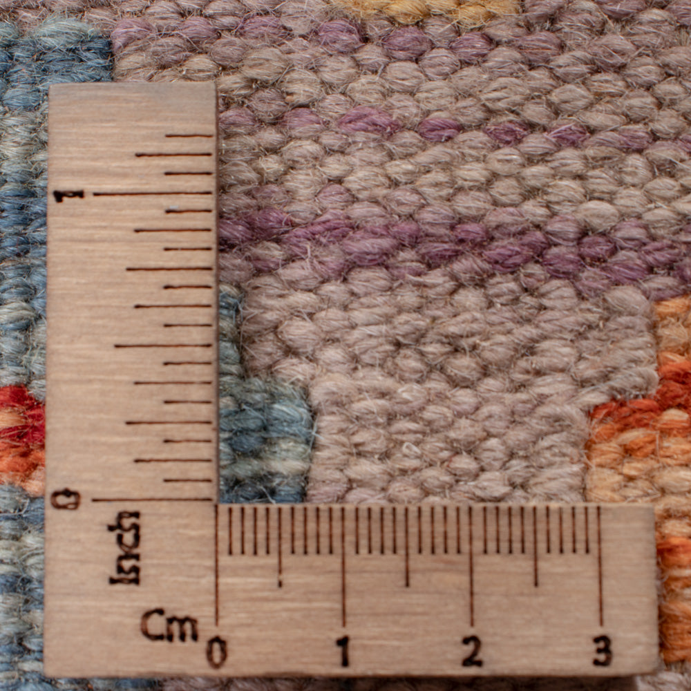 Runner Kelim Rug - Splash - 298 x 82 cm - multicolored