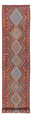 Runner Kelim Rug - Splash - 404 x 80 cm - multicolored