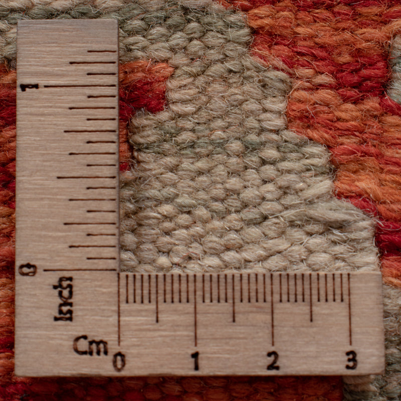 Runner Kelim Rug - Splash - 404 x 80 cm - multicolored