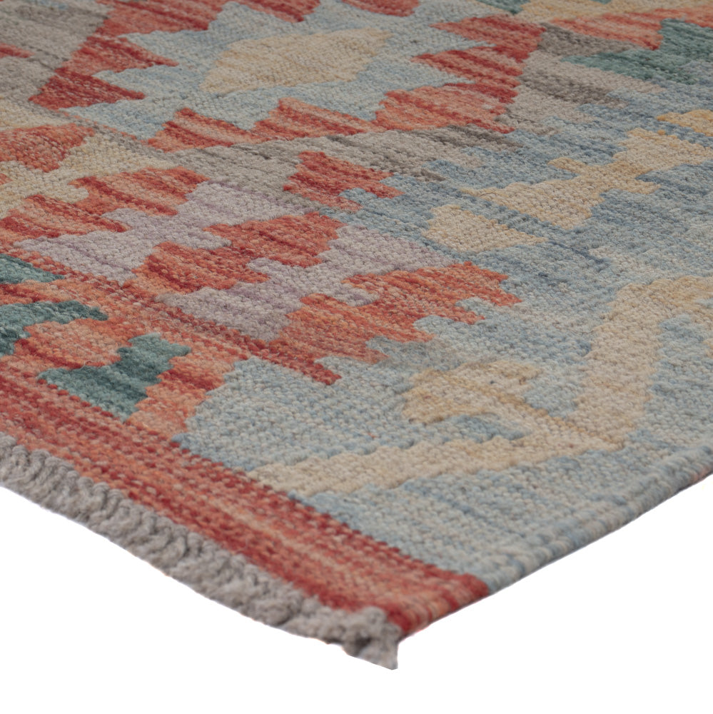 Runner Kelim Rug - Splash - 238 x 73 cm - multicolored