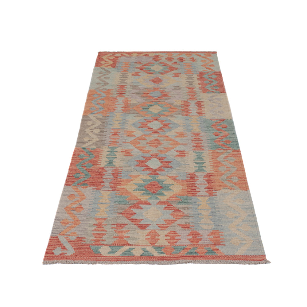Runner Kelim Rug - Splash - 238 x 73 cm - multicolored