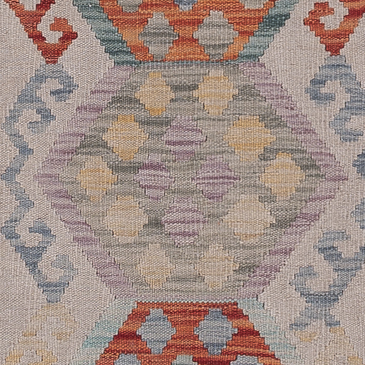 Runner Kelim Rug - Splash - 240 x 80 cm - multicolored