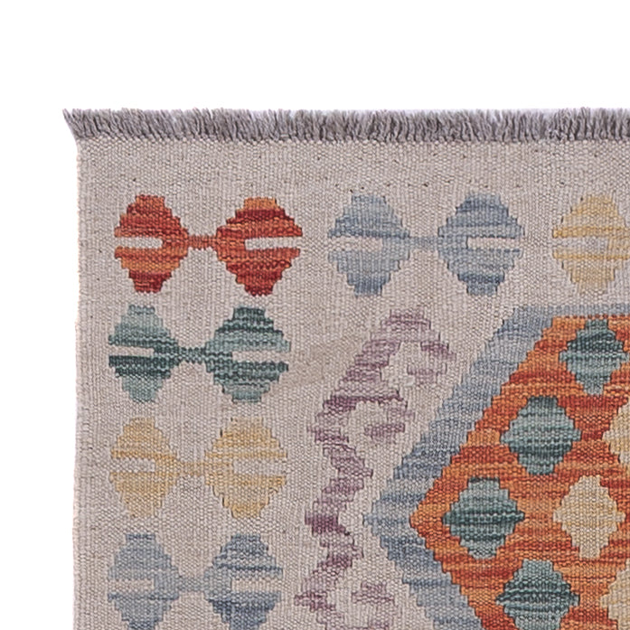 Runner Kelim Rug - Splash - 240 x 80 cm - multicolored
