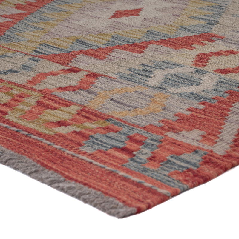 Runner Kelim Rug - Splash - 257 x 85 cm - multicolored