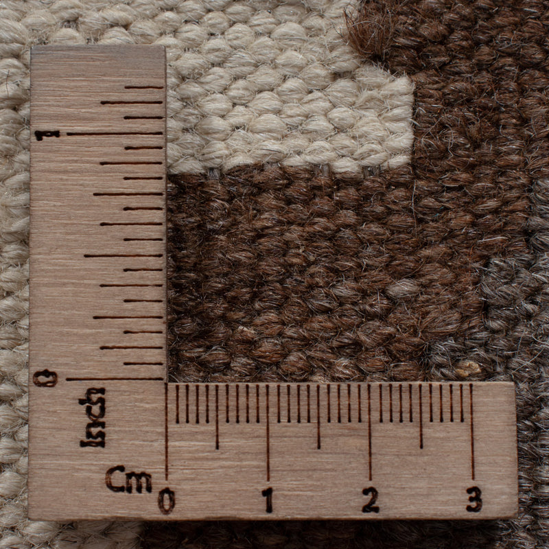 Runner Kelim Rug - Splash - 298 x 82 cm - dark green