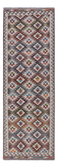 Runner Kelim Rug - Splash - 249 x 84 cm - multicolored
