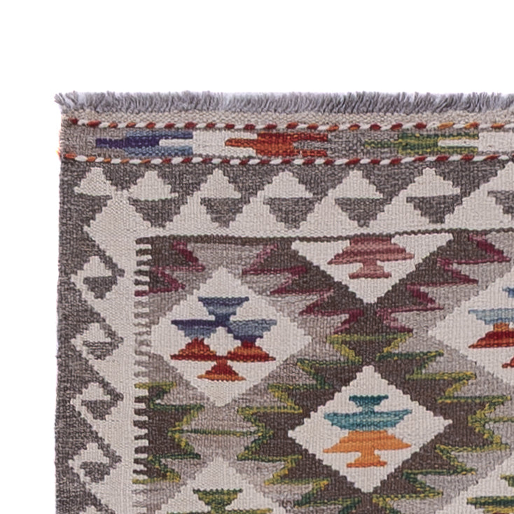 Runner Kelim Rug - Splash - 249 x 84 cm - multicolored