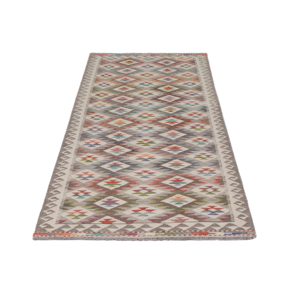 Runner Kelim Rug - Splash - 249 x 84 cm - multicolored