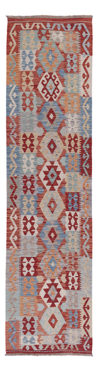 Runner Kelim Rug - Splash - 313 x 80 cm - multicolored