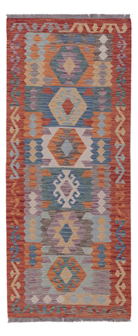 Runner Kelim Rug - Splash - 200 x 80 cm - multicolored