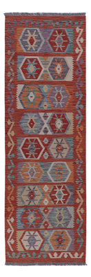 Runner Kelim Rug - Splash - 243 x 83 cm - multicolored