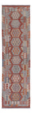 Runner Kelim Rug - Splash - 295 x 80 cm - multicolored