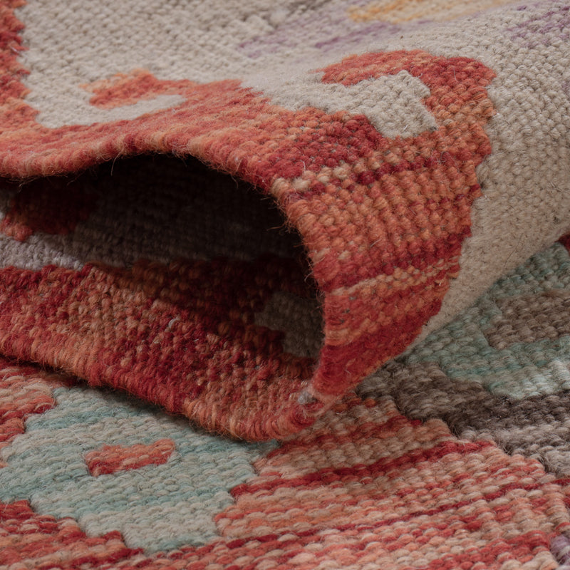 Runner Kelim Rug - Splash - 294 x 78 cm - multicolored