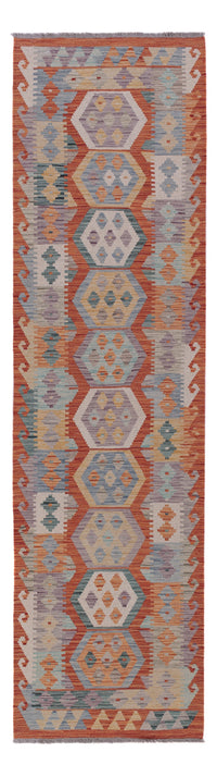 Runner Kelim Rug - Splash - 297 x 79 cm - multicolored