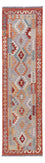 Runner Kelim Rug - Splash - 290 x 79 cm - multicolored