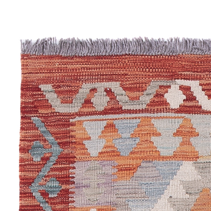 Runner Kelim Rug - Splash - 290 x 79 cm - multicolored