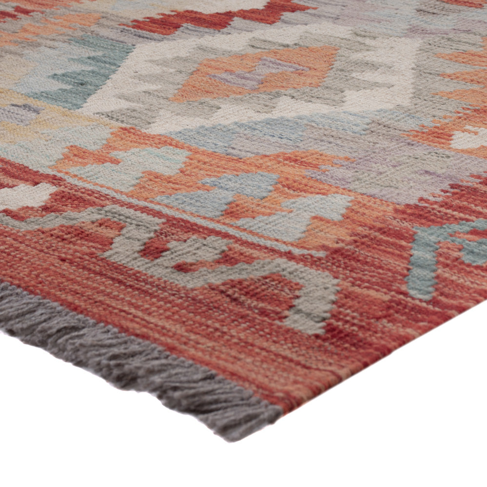 Runner Kelim Rug - Splash - 290 x 79 cm - multicolored