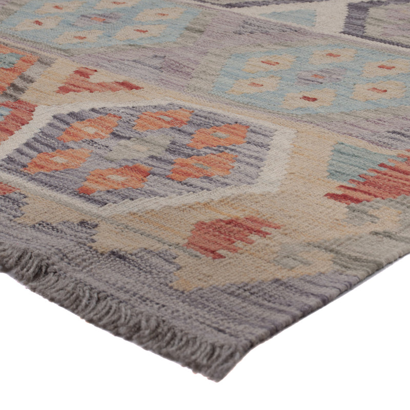 Runner Kelim Rug - Splash - 302 x 79 cm - multicolored