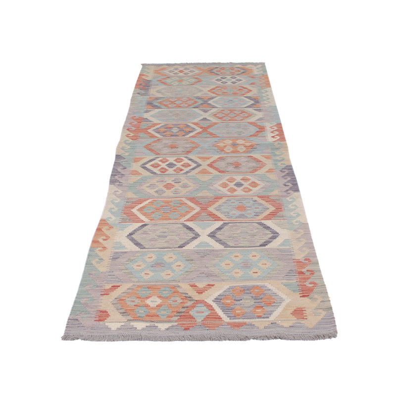 Runner Kelim Rug - Splash - 302 x 79 cm - multicolored