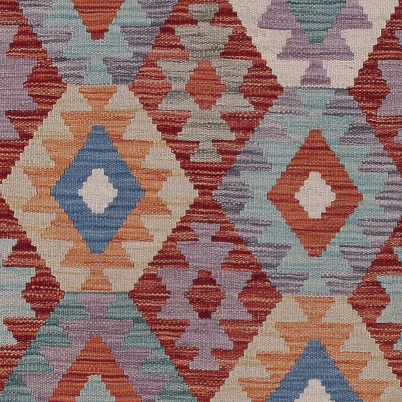 Runner Kelim Rug - Splash - 299 x 83 cm - multicolored