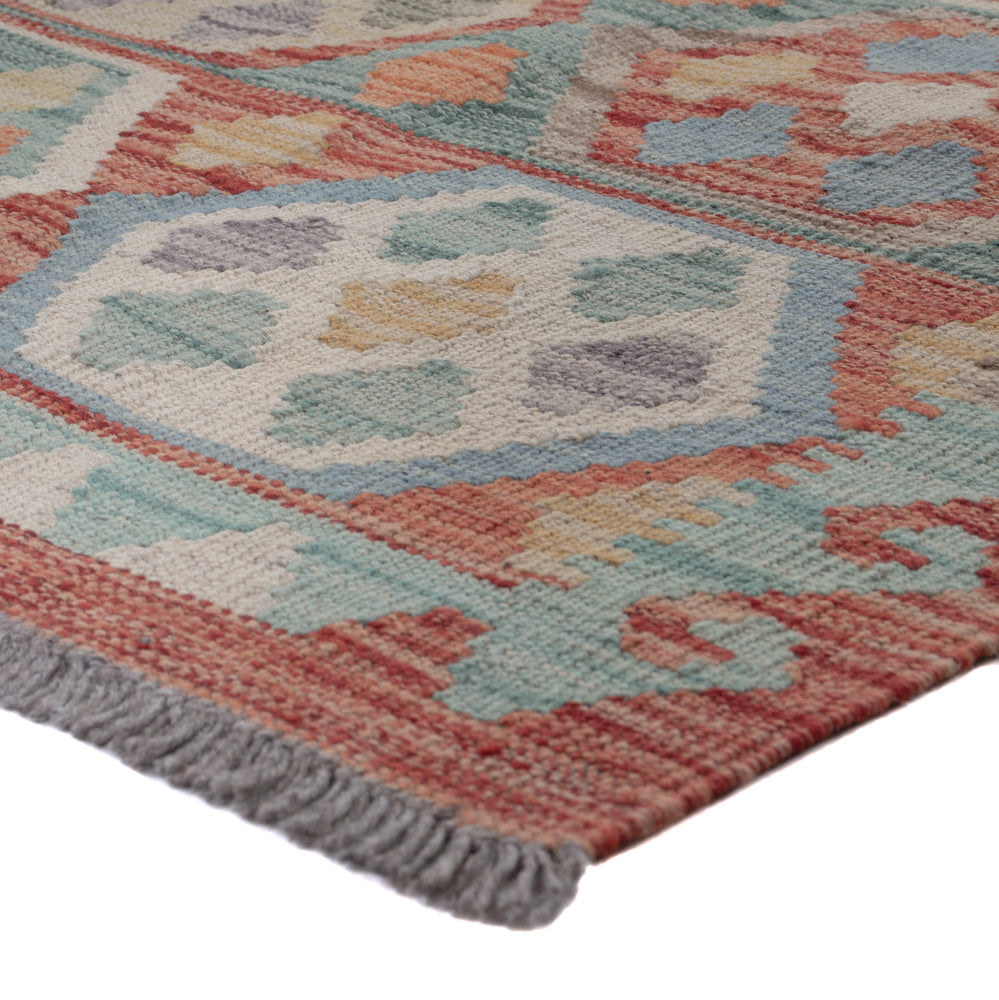 Runner Kelim Rug - Splash - 199 x 79 cm - multicolored
